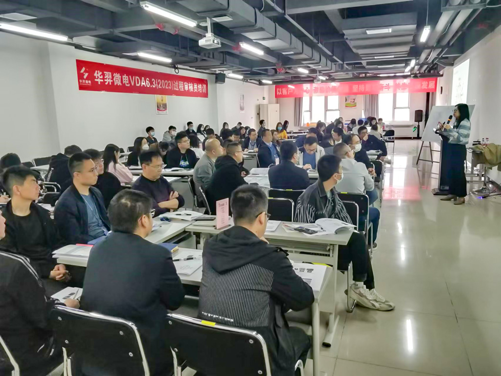 龙八头号微电组织开展VDA6.3过程审核员培训
